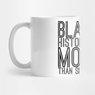 Black History Typography Mug